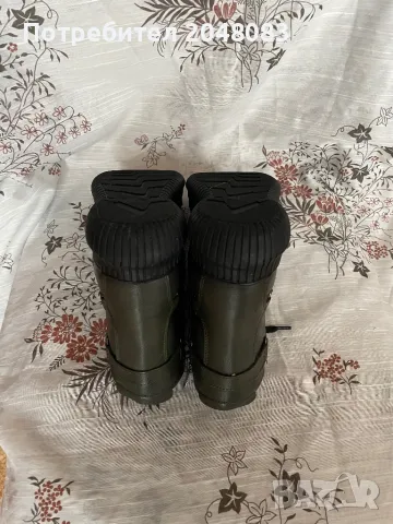 Маслинено зелени боти, снимка 9 - Дамски боти - 48679317
