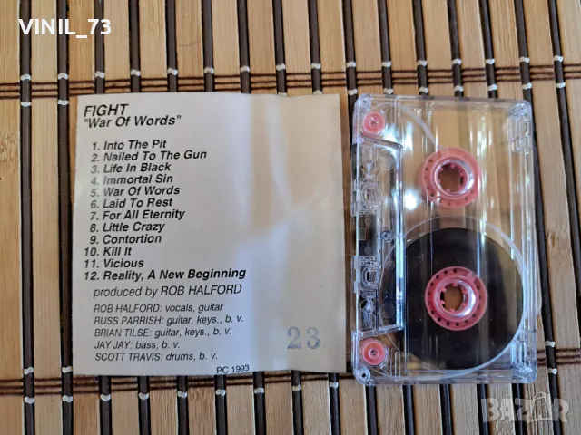 Fight – War Of Words, снимка 3 - Аудио касети - 48740593