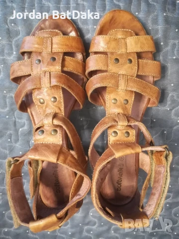 Сандали естествена кожа 41#, снимка 4 - Сандали - 50504784
