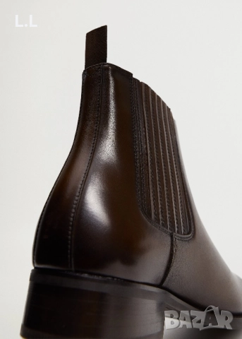 Мъжки боти от естествена кожа, снимка 4 - Мъжки боти - 52090356