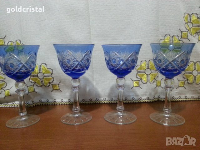 Кристални чаши немски кристал , снимка 9 - Антикварни и старинни предмети - 43555201