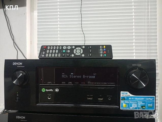 7.2 канален ресивър DENON AVR-X 2100 Bluetooth 4K Wi-fi, снимка 6 - Ресийвъри, усилватели, смесителни пултове - 53505179