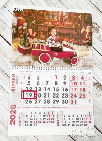Календари и коледни магнити, снимка 2 - Други - 52535648