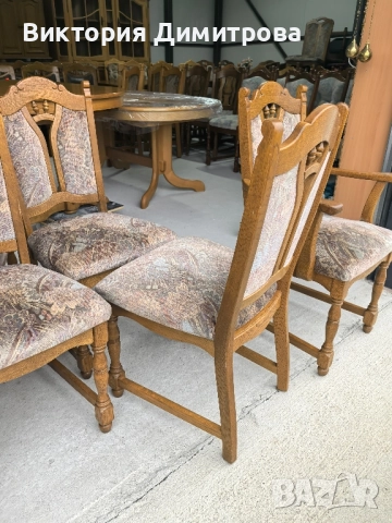 Комплект от 6 трапезни стола , снимка 12 - Столове - 52879021