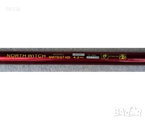 Телемач Osako North Witch Carbon 10-30 g – лек карбонов мач за плувка, снимка 2 - Въдици - 49573997