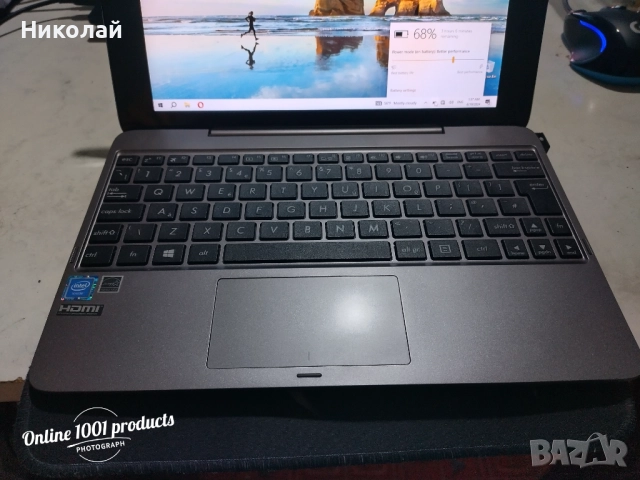 Коледни промоции! - Лаптоп-таблет 2в1 Asus Transformer Book T100HA! 