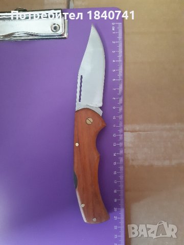 Джобен нож ръчна изработка, снимка 6 - Ножове - 43044122