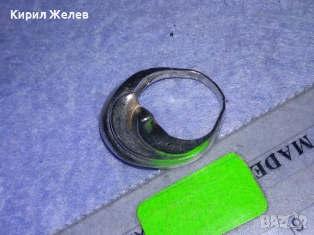 ЕЛЕГАНТЕН СРЕБЪРЕН АР НУВО СТИЛ ДАМСКИ ПРЪСТЕН СРЕБРО 925 МАЙСТОРСКА РЕТРО ИЗРАБОТКА 37868, снимка 13 - Пръстени - 40762620