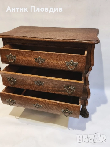 Класически скрин с извити профили, снимка 5 - Скринове - 52737418