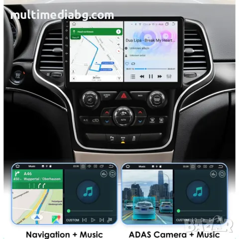 Jeep Grand Cherokee 2014-2022 Мултимедия Навигация Android, снимка 6 - Аксесоари и консумативи - 50068028