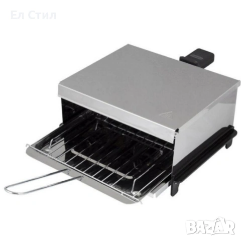 Бездимна електрическа скара OV51015P – 1200W мощност, незалепващо покритие, снимка 8 - Скари - 53574268