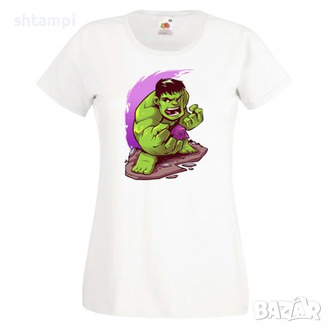 Дамска тениска Marvel Hulk Игра,Изненада,Подарък,Геймър,, снимка 3 - Тениски - 36741084