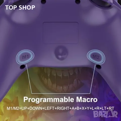 Нов джойстик Контролер за Switch и PC с Turbo функция и вибрация за игри, снимка 6 - Аксесоари - 49309122