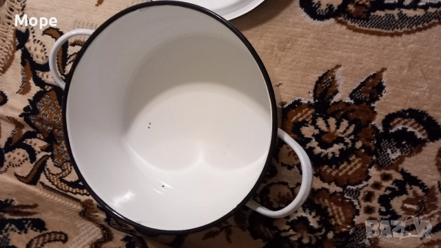 Емайлирана тенджера , снимка 3 - Съдове за готвене - 52518572