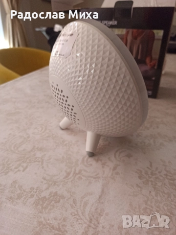 Нощна лампа Bluetooth високоговорител със светлина, безжично зарядно, атмосферна лампа за спалня., снимка 4 - Друга електроника - 52428977