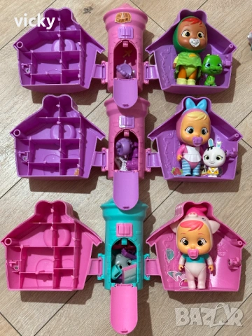 Crybabies Големи и Мини кукли (IMC); Cuquin - Кукин (Fisher Price), снимка 10 - Кукли - 53389152