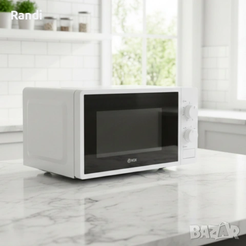 Микровълнова фурна VOX M-30, 700W, 20л с механичен таймер, снимка 2 - Печки, фурни - 53500402