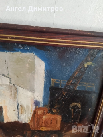 Найден Петков маслена картина , снимка 5 - Картини - 51589424