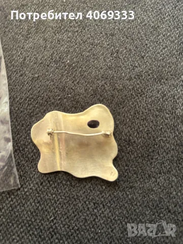 Сребърна брошка 13.9гр