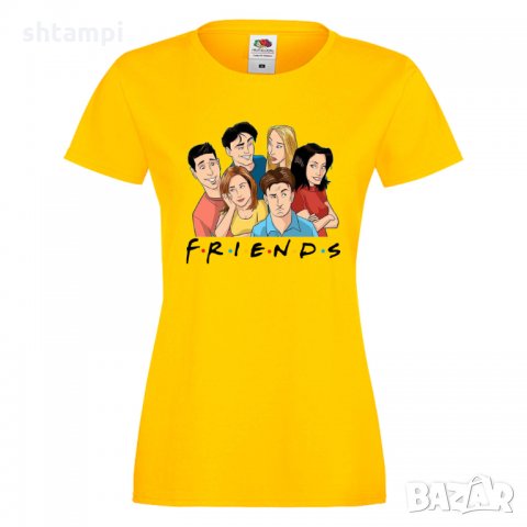Дамска тениска Friends art 1, снимка 4 - Тениски - 33028689