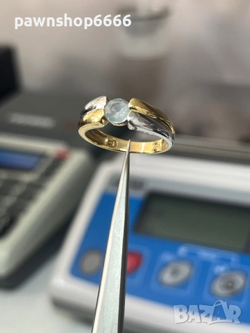 Златен пръстен 18 карата, снимка 11 - Пръстени - 51663492
