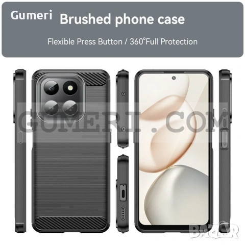 Гръб "Карбон Шарк" за Huawei Honor 400 Smart, снимка 10 - Калъфи, кейсове - 53257973