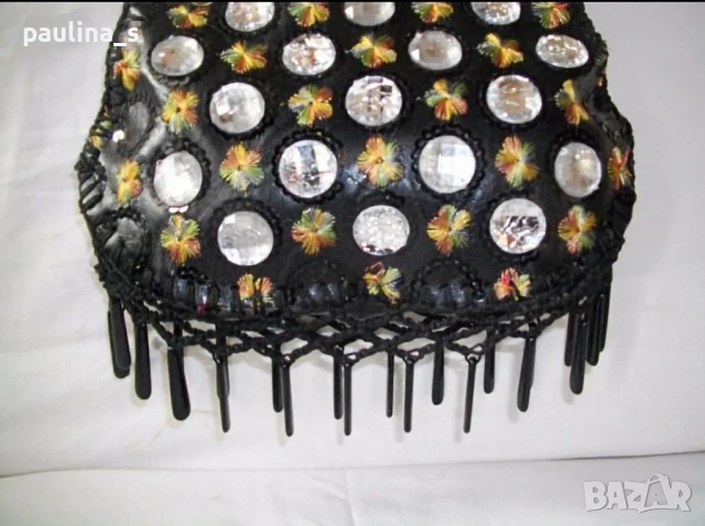 Два различни броя / Чанта - бижу с декорации от хематити и ръчно изработена / чанта за повод , снимка 13 - Чанти - 29647430