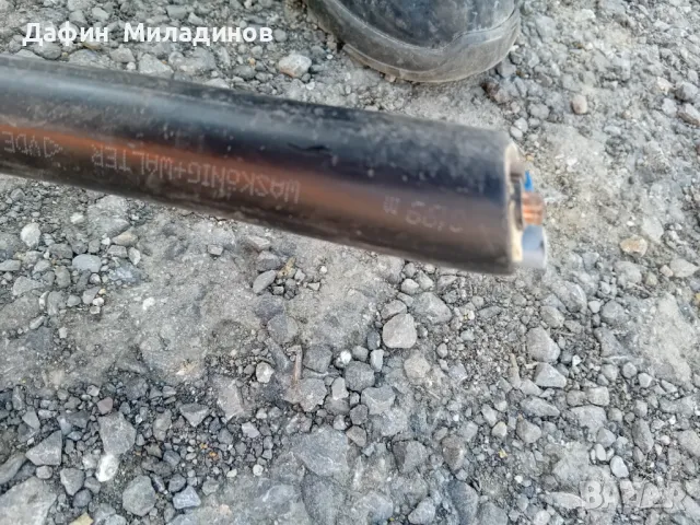 Силов меден кабел NYY - J 5×25mm2, снимка 3 - Кабели - 49721306