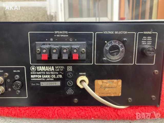 YAMAHA CA-VI, снимка 10 - Ресийвъри, усилватели, смесителни пултове - 48771095