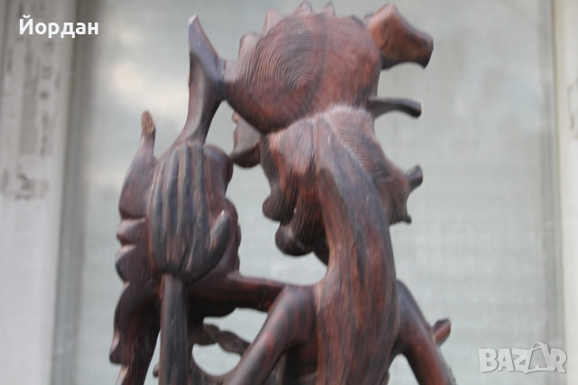 Изящна дърворезба ''Бирма/Непал'' , снимка 14 - Антикварни и старинни предмети - 52392660