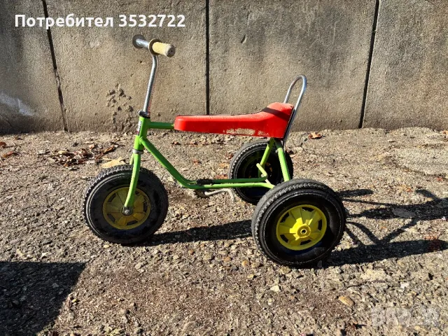 Ретро детска триколка, снимка 2 - Антикварни и старинни предмети - 48730358