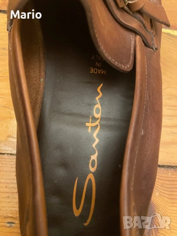 Santoni мъжки мокасини 43, снимка 9 - Мокасини - 53373704