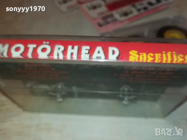 MOTORHEAD SACRIFICE-AUDIO TAPE 3012241442, снимка 11 - Аудио касети - 48498214