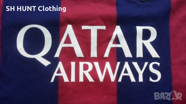 NIKE FC BARCELONA MESSI Kids Football T-Shirt Размер 10-12 г/ 137-147см детска футболна тениска 8-66, снимка 11 - Детски тениски и потници - 53126646