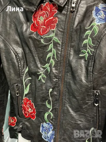 Страхотно кожено яке , снимка 2 - Якета - 50245107