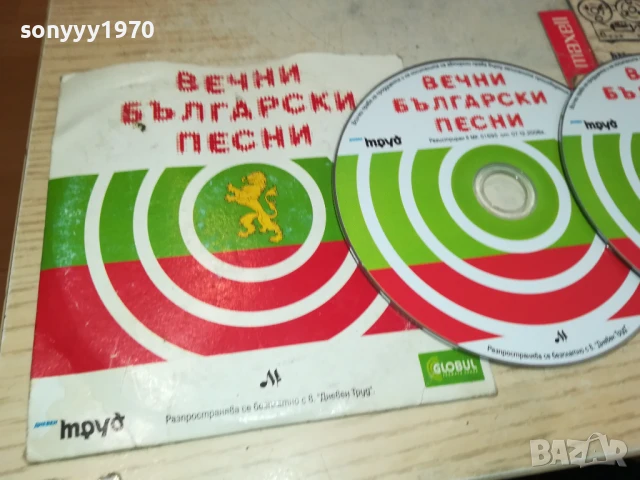 ВЕЧНИ БГ ПЕСНИ-ДВА ДИСКА 1806251653, снимка 6 - CD дискове - 50713741