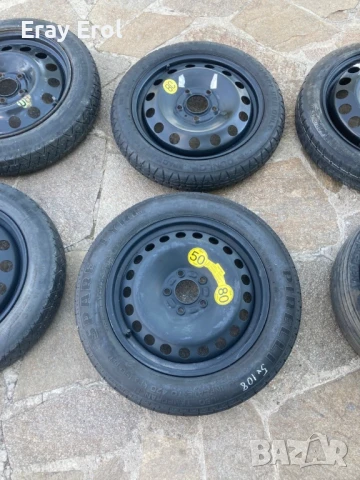 1бр - 16 цола резервна гума патерица 5х120 БМВ 5x120 BMW, снимка 4 - Гуми и джанти - 51269058