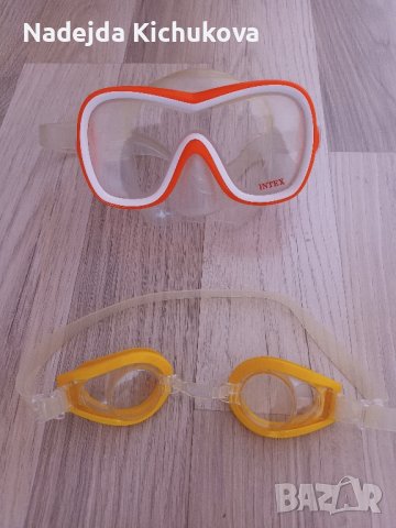 2 броя очила за плуване Intex.Двата броя за 8 лв., снимка 3 - Водни спортове - 43970105