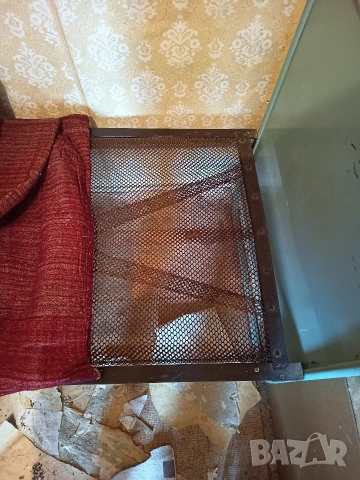 Детско метално легло с пружина и дюшек ретро, снимка 4 - Спални и легла - 53396718