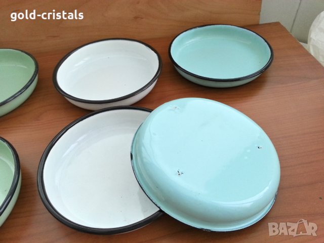   емайлирани купички чинии , снимка 3 - Антикварни и старинни предмети - 28364990