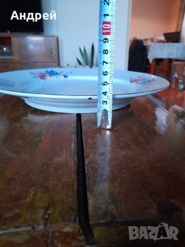 Стара порцеланова чиния,плато #8, снимка 2 - Други ценни предмети - 43383621