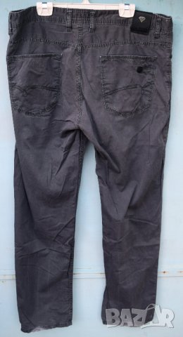 Town летен мъжки сив панталон 100% памук, снимка 2 - Панталони - 33549143