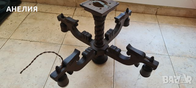 Ретро полилей ръчна дърворезба , снимка 4 - Антикварни и старинни предмети - 32389389