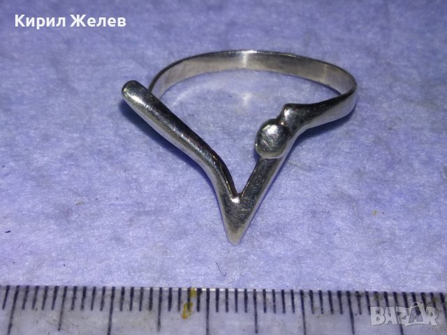 МАРКОВ СРЕБЪРЕН АРТ НУВО СТИЛ ПРЪСТЕН ВИСОКА ПРОБА СРЕБРО ДИЗАЙНЕРСКИ МОДЕЛ РЪЧНА РАБОТА 40912, снимка 10 - Пръстени - 43226328