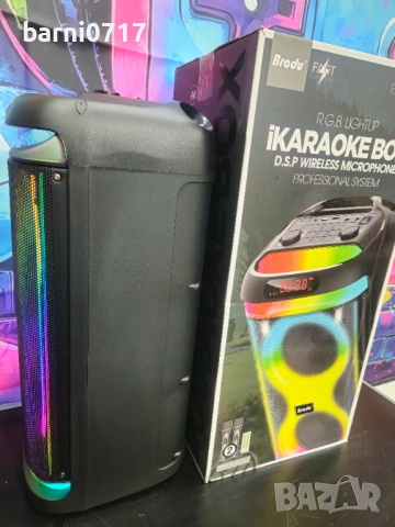 Караоке блутут Тонколона Brodu BTS-1992, снимка 6 - Караоке - 52539881