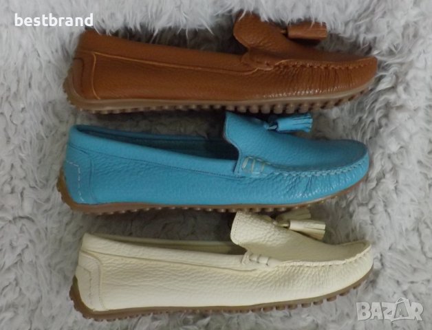 Мокасини, естествена кожа, код 188/60, снимка 2 - Дамски ежедневни обувки - 43313087