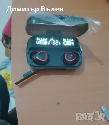 Shure Bluetooth слушалки със зарядна кутия за телефон с шумопотискане, микрофон, слушалки, , снимка 1 - Bluetooth слушалки - 43968115