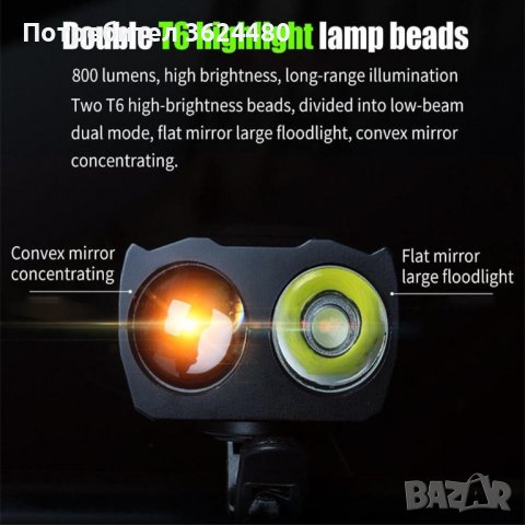 Фар за велосипед, Акумулаторна батерия , снимка 12 - Други стоки за дома - 40119053