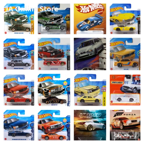 Hot Wheels Mercedes 560 SEC AMG, 500E, BMW M5, M3, M1, 2002, 635, 507