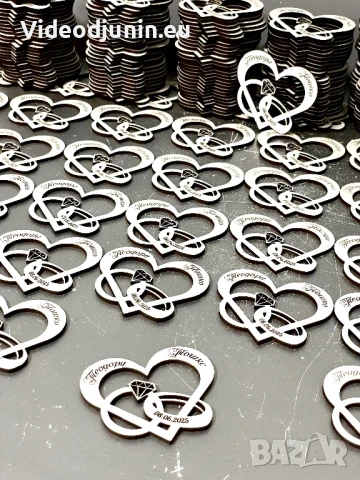 Сватбен сувенир- магнит, снимка 3 - Сватбени аксесоари - 50580015